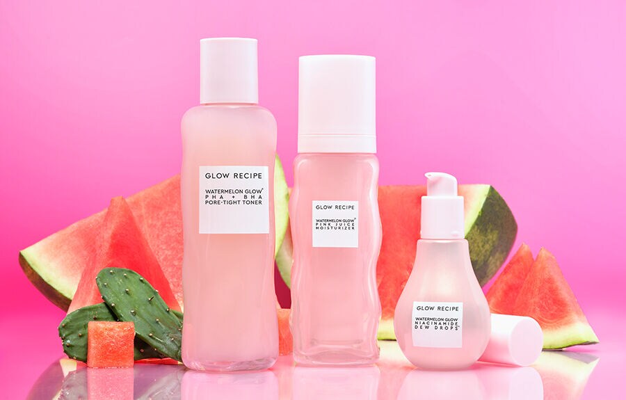 Watermelon Glow Dewy Skin Routine - Set de voiaj | Glow Recipe