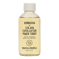 Kombucha + 11% AHA Exfoliation Power Toner - Tonic exfoliant, YOUTH TO THE PEOPLE