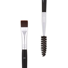 Dual Ended Flat Brow Brush #20 - Pensula pentru sprancene