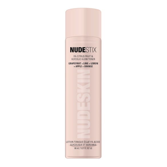 NUDESKIN 5% Citrus Fruit & Glycolic Glow Toner - Lotiune tonica, NUDESTIX