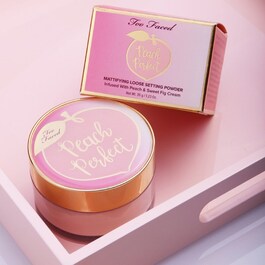 Peach Perfect Loose Powder - Mini pudră liberă matifiantă