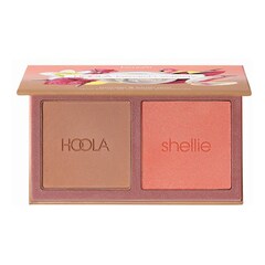 Hoola & WANDERful World Face Palette - Mini paleta bronzer & blush  , BENEFIT COSMETICS
