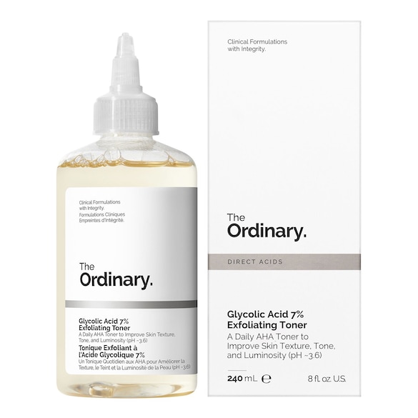 Glycolic Acid 7% Toning Solution - Serum tonic pentru exfoliere, The Ordinary