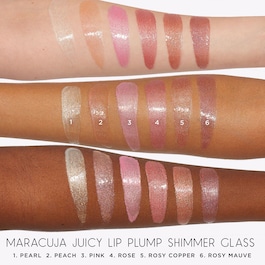 Maracuja juicy lip plump shimmer glass - Luciu cu efect de buze mai pline