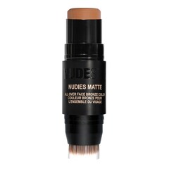 Nudies Matte Bronzer - Stick cu capat dublu conturing, Nudestix