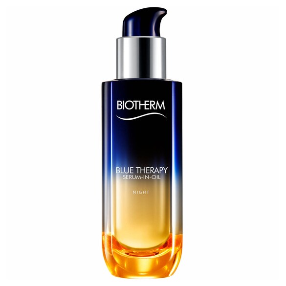 Blue Therapy Serum-In-Oil Night - Serum reparator pentru fata, BIOTHERM