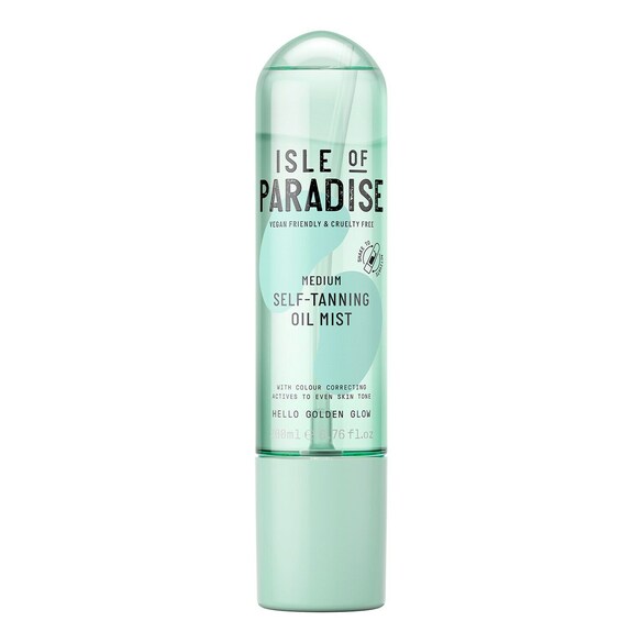 Self-Tanning Oil Mist Medium - Spray pentru bronzare, Isle of Paradise