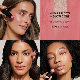 Nudies Matte + Glow Core All Over Face Blush Color - Stick fard