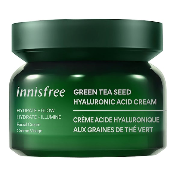 Green Tea Hyaluronic Acid Cream - Crema cu Acid Hialuronic, Innisfree