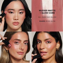 Nudies Matte + Glow Core All Over Face Blush Color - Stick fard