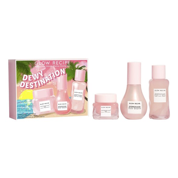 Dewy Destination - Set de ingrijire pentru stralucirea si hidratarea pielii, Glow Recipe