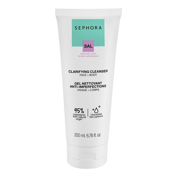 Clarifying face & body cleanser - Gel de curatare pentru fata si corp, Sephora Collection
