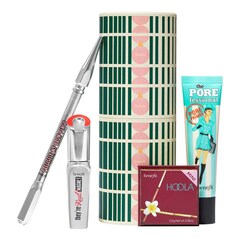 Making Spirits Glam - Set primer, creion pentru sprancene, bronzer & mascara, BENEFIT COSMETICS