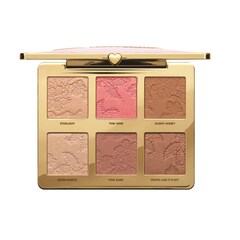 Natural Face Palette - Iluminator, fard obraz si pudră bronzantă, TOO FACED