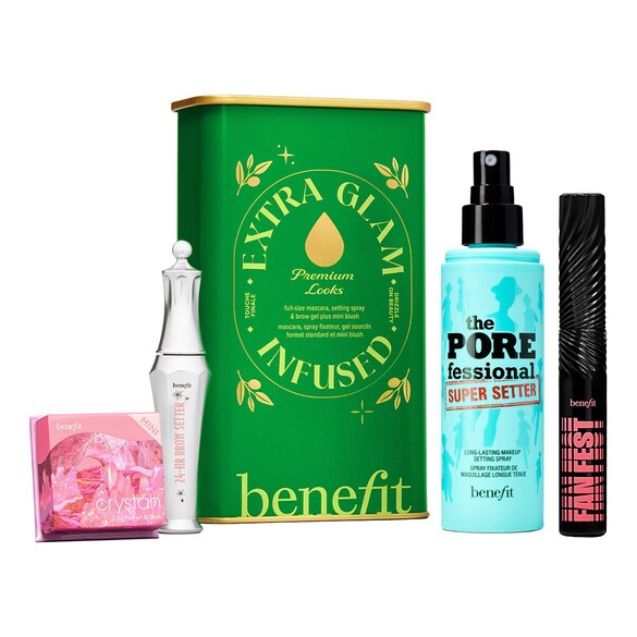 Extra Glam Infused - Set FanFest, 24-hr Brow Setter & The Porefessional, Benefit