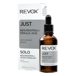 B77 JUST Ser antioxidant cu Resveratrol si Acid Ferulic pentru fata si gat