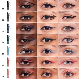 12H Intense Ink Felt Liner - Eyeliner cu varf de fetru precis si intens