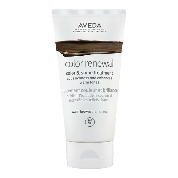 color renewal color & shine treatment warm brown - Masca tratament coloranta, Aveda