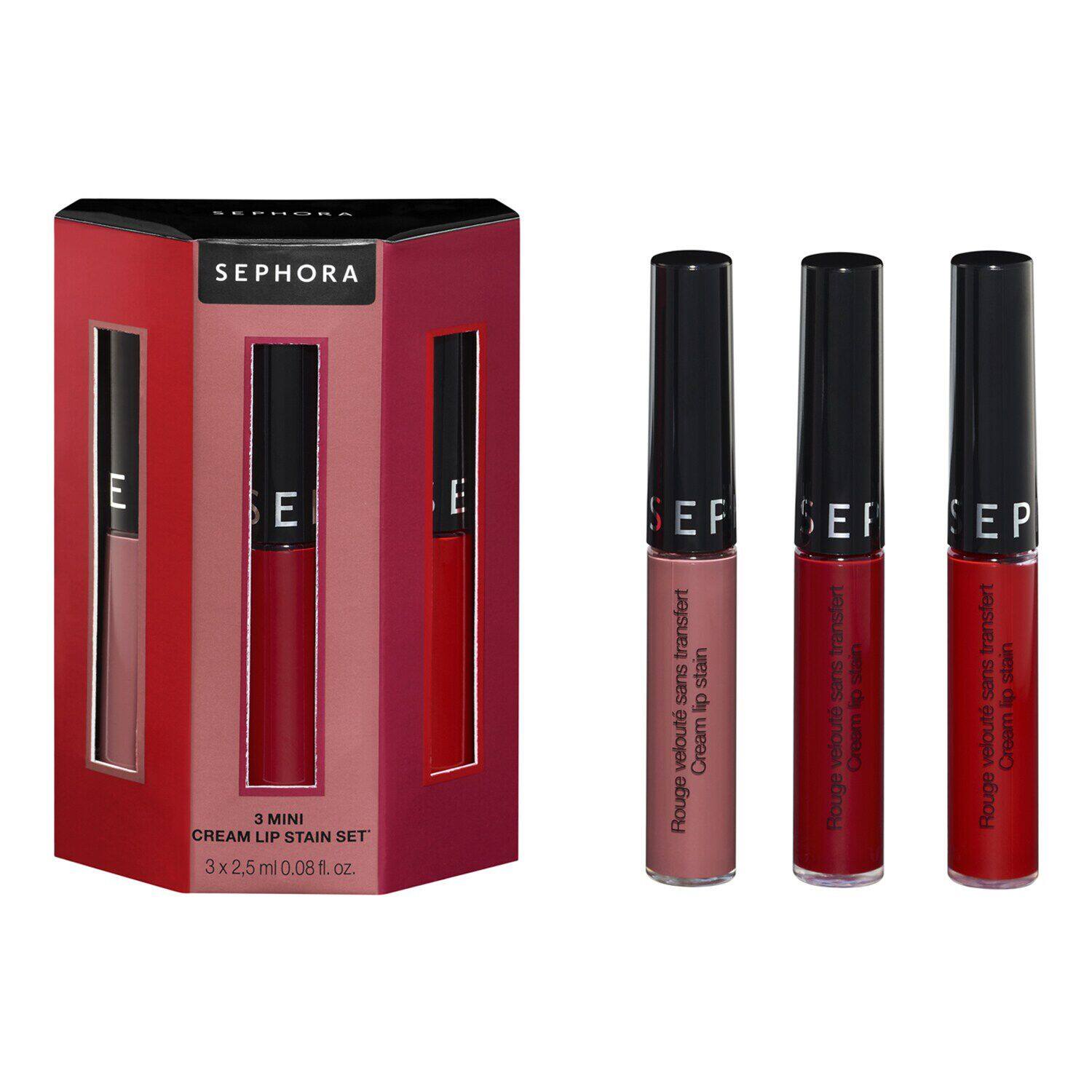 3 mini cream lip stain set - set rujuri de buze