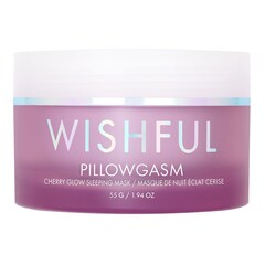 Pillowgasm Cherry Glow Sleep Mask - Masca pentru ten de noapte, Wishful