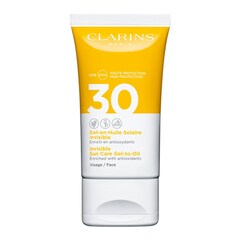 Invisible Sun Care Gel-to-Oil for Face UVA/UVB 30 - Gel-ulei pentru fata, CLARINS