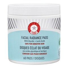 Facial Radiance Pads with Glycolic + Lactic Acids - Dischete, First Aid Beauty