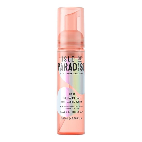 Glow Clear Self Tanning Mousse - Spuma autobronzanta, Isle of Paradise