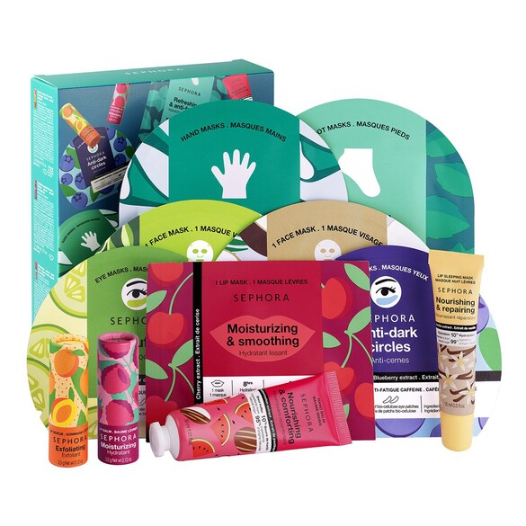 Set de descoperire Colorful Skincare - 11 produse de ingrijire, Sephora Collection