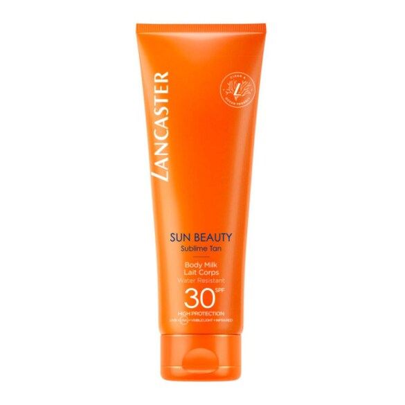 SUN BEAUTY - Lapte de corp catifelat, de bronzare, Sublime SPF 30, Lancaster