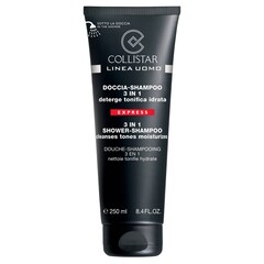 3 in 1 Express Shower Shampoo - Gel de dus sampon pentru barbati, COLLISTAR