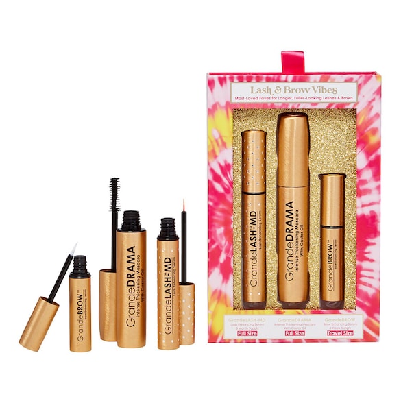 Lash & Brow Vibes - Set pentru gene si sprancene, Grande Cosmetics