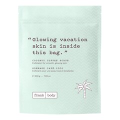 Coconut Coffee Scrub - Gomaj pentru corp cu cafea si nuca de cocos, FRANK BODY