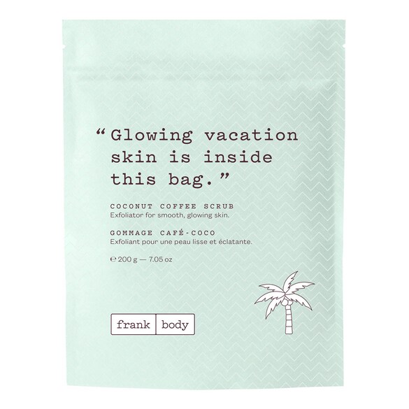 Coconut Coffee Scrub - Gomaj pentru corp cu cafea si nuca de cocos, FRANK BODY