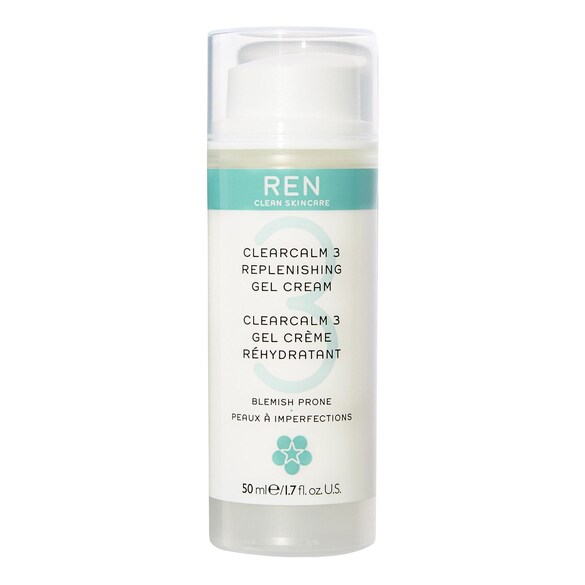 ClearCalm 3 Replenishing Gel Cream - Crema gel hidratanta, Ren Clean Skincare
