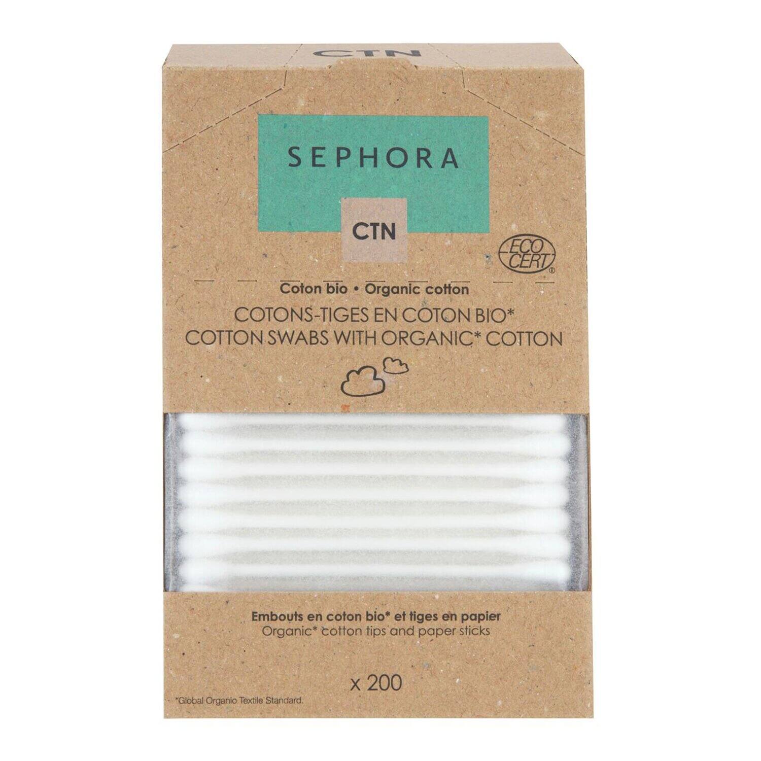 Cotton swabs with organic cotton - betisoare pentru indepartarea machiajului