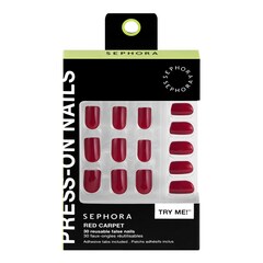 Set de unghii false reutilizabile, plasturi adezivi - Efect de gel, Sephora Collection