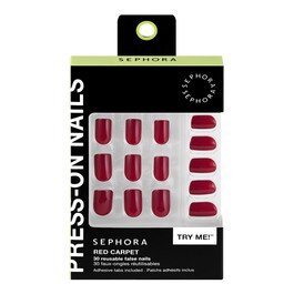 Set de unghii false reutilizabile, plasturi adezivi - Efect de gel