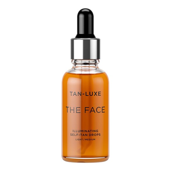The Face Illuminating Self-Tan Drops - Serum autobronzant pentru fata, TAN LUXE