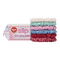 elastice de par skinny, din matase pura, saculet gratuit - 6 bucati, Slip