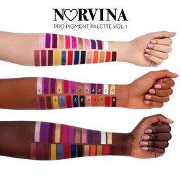 Norvina Pro Pigment Palette Vol. 1 - Paleta farduri de pleoape
