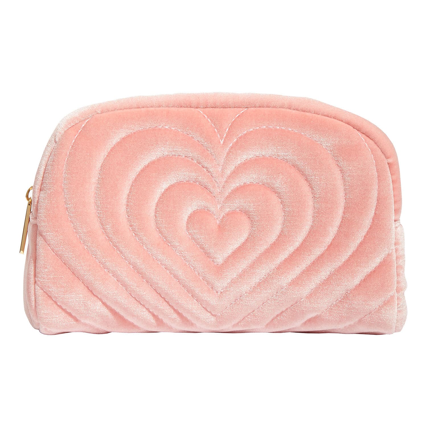 Heart embroidery make up bag - trusa machiaj