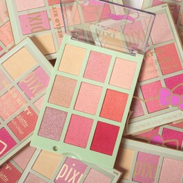 Pixi + Hello Kitty Chrome Glow Palette - Paleta pentru ten multifuctionala