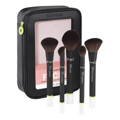 Setul de pensule pentru fata - Aplicare intuitiva, finisaj perfect, Sephora Collection