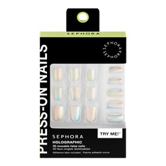 Set de unghii false reutilizabile - Efect de gel, rezultat profesional, Sephora Collection