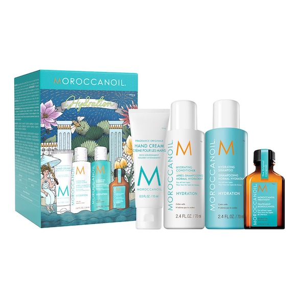 Set de hidratare - Rutina de ingrijire hidratanta a parului, Moroccanoil