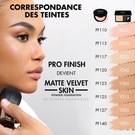 Matte Velvet Skin Powder Foundation - Fond de ten compact