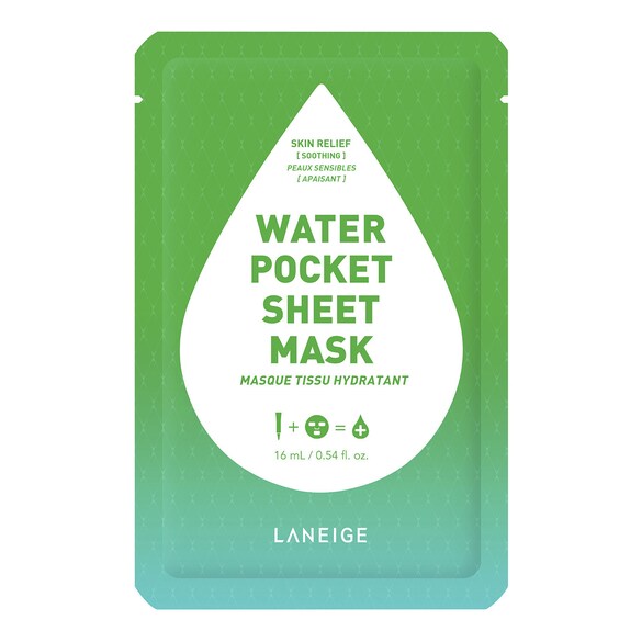 Water Pocket Sheet Mask Skin Relief - Masca purifianta si calmanta, LANEIGE