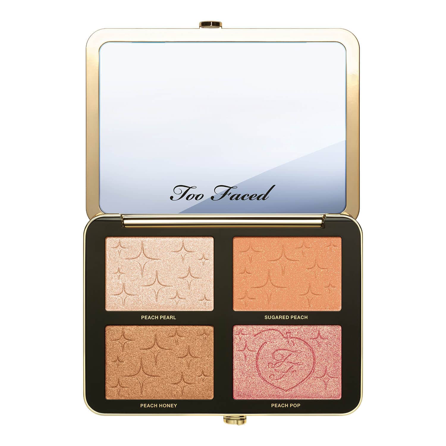Sugar peach wet and dry face and eye palette - paleta iluminatoare pentru ten