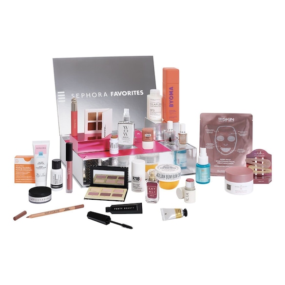 Calendar Advent - 26 de produse de machiaj, de ingrijire, pentru par si parfum, Sephora Favorites