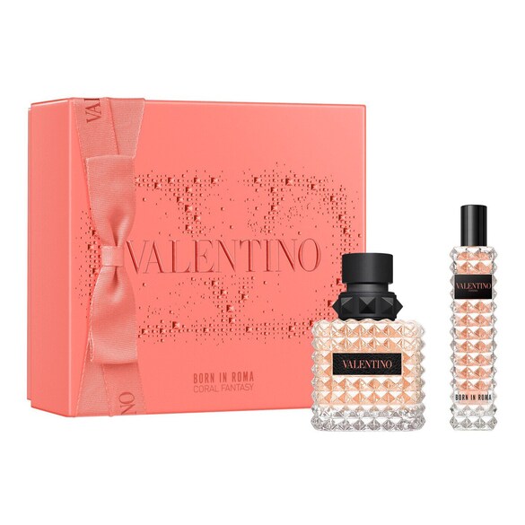 Born in Roma Coral Donna - Set cadou apa de parfum femei, Valentino